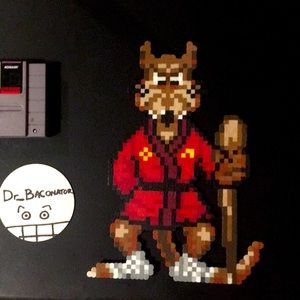 Master Splinter Perler Art